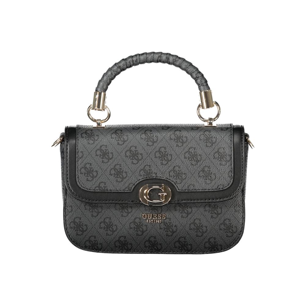 Guess Jeans Schwarz Polyethylen Frauen Handtasche